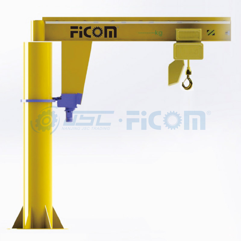 Column Type JIB Crane Model: HJB (Capacity: up to 5 ton)