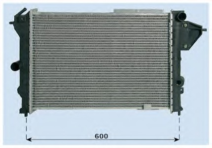 Radiator for OPEL