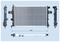 Radiator for OPEL