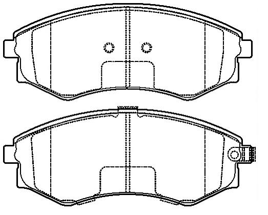 Brake pad for HYUNDAY