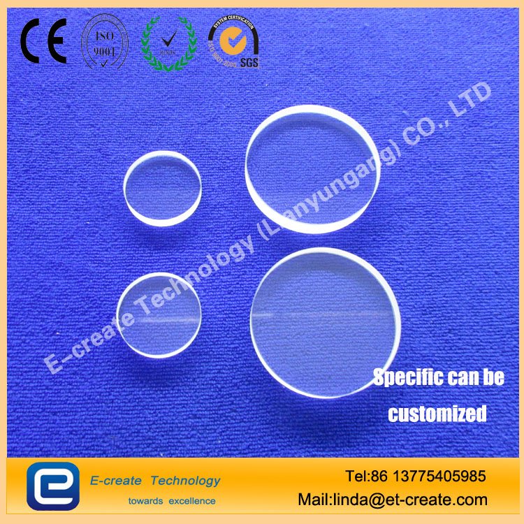 High transmittance UV optical quartz window / coated substrate / UV sterilization quartz