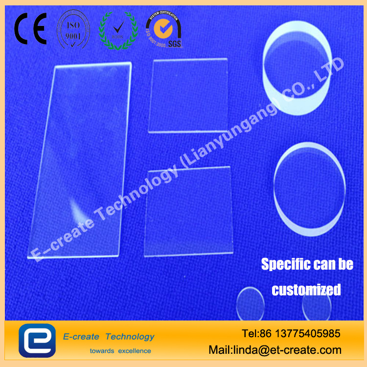Quartz Transparent Optical Quartz Glass Transparent Ultraviolet Heat Insulation Observation Window Film