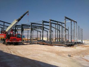 Entrep&ocirc;t multi d'envergure de mesure l&eacute;g&egrave;re pr&eacute;fabriqu&eacute;e, atelier, usine