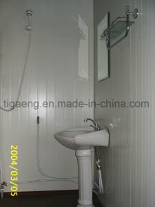Chambre commode de Prebuilt d'installation de co&ucirc;t bas avec la structure m&eacute;tallique l&eacute;g&egrave;re