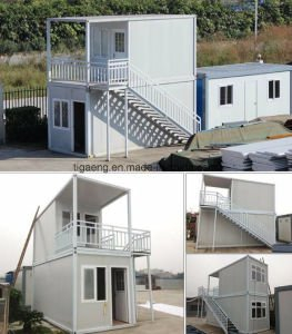 Camp pr&eacute;fabriqu&eacute; de maison de r&eacute;cipient d'exp&eacute;dition/Chambre de conteneur &agrave; vendre