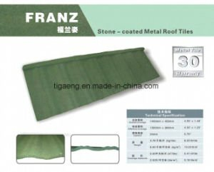 Constructeur enduit de tuile de toiture de pierre color&eacute;e espagnole de type