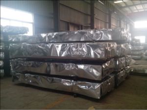 La tuile de toit de cgi/zinc d'onde a enduit les t&ocirc;les d'acier/toiture galvanis&eacute;e en m&eacute;tal