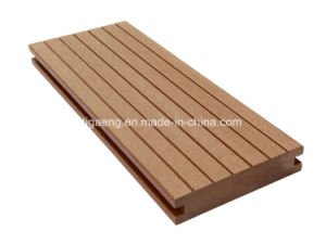 Plancher ext&eacute;rieur &agrave; extr&eacute;mit&eacute; &eacute;lev&eacute; d'Eco WPC/type en bois Decking compos&eacute; de PE