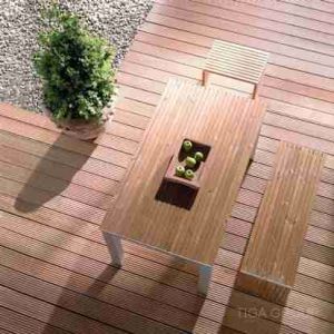 Le panneau de mur de Vinyle/bois en bois aiment la planche de plancher du PE Decking/WPC