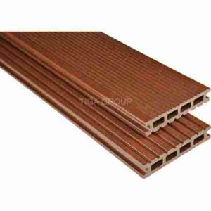 Le panneau de mur de Vinyle/bois en bois aiment la planche de plancher du PE Decking/WPC