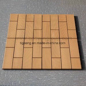 Decking ext&eacute;rieur du plancher compos&eacute; en plastique en bois imperm&eacute;able &agrave; l'eau Anti-UV WPC