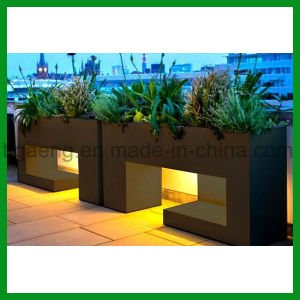 Support augment&eacute; par DIY insectifuge recyclable de rue/usine de jardin/stationnement WPC