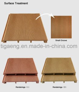 Anti &eacute;tage amical aux pieds nus de Decking de la glissade WPC pour la piscine