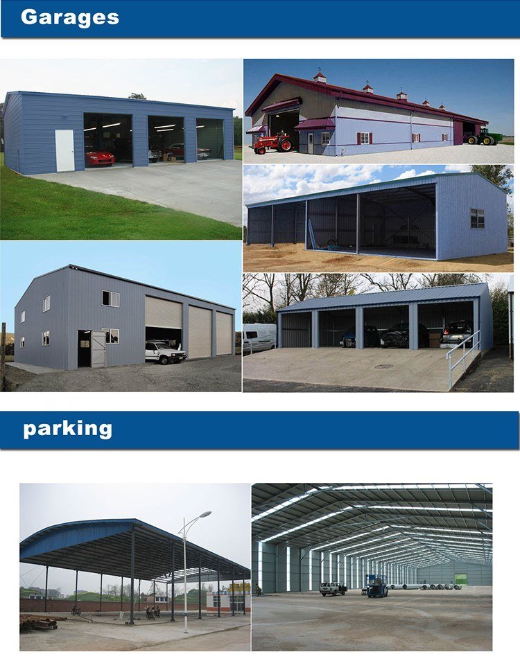 Customized Prefabricated Industrial Shed Steel Structure Designs for Godown
