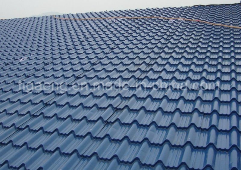 Ripple Zinc Coated Roofing Sheet PPGI/PPGL Metal Roof Tile