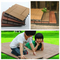 F&aacute;cil instalar el Decking de madera de Vinyle/el suelo pl&aacute;stico de madera anti de Corrossion