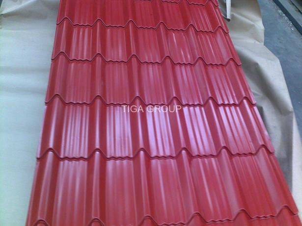 Corrugated Blue/Grey Prepainted Galvanized Steel Sheet/Metal Roof Sheet