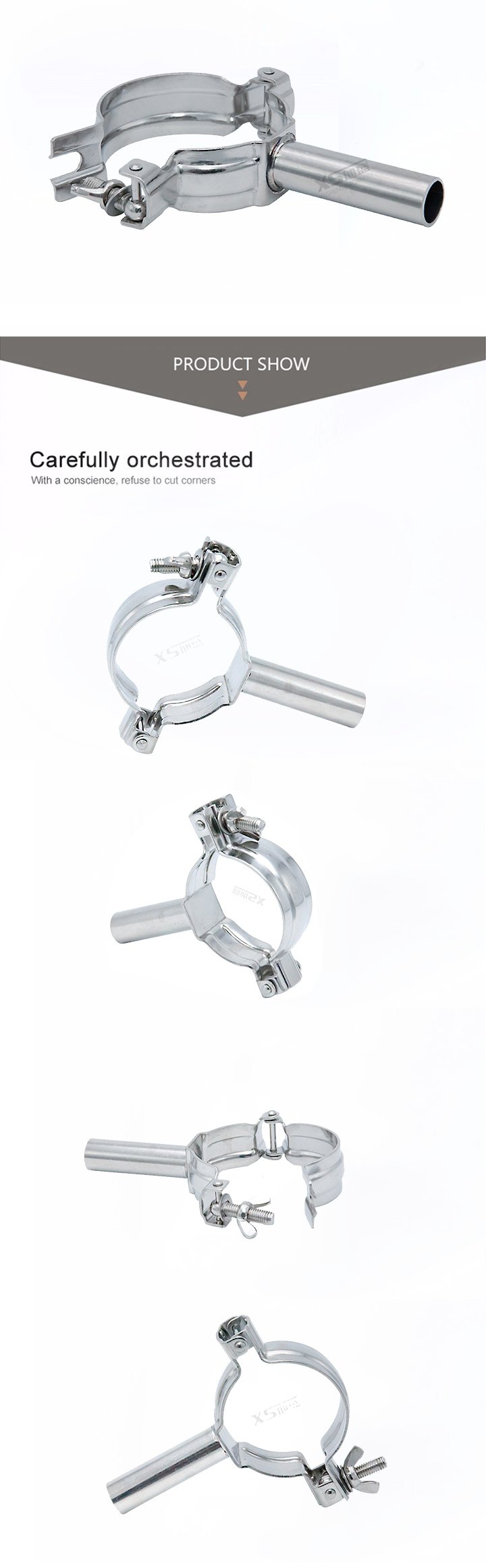 Кронштейн для круглой трубы из нержавеющей стали SS304