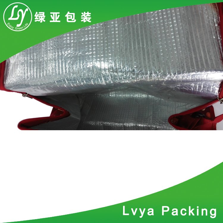 Promotional custom wholesale logo print cooler bag insulated for frozen food