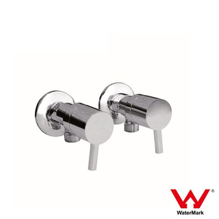 Australia standard brass corner valve washing machine stop taps