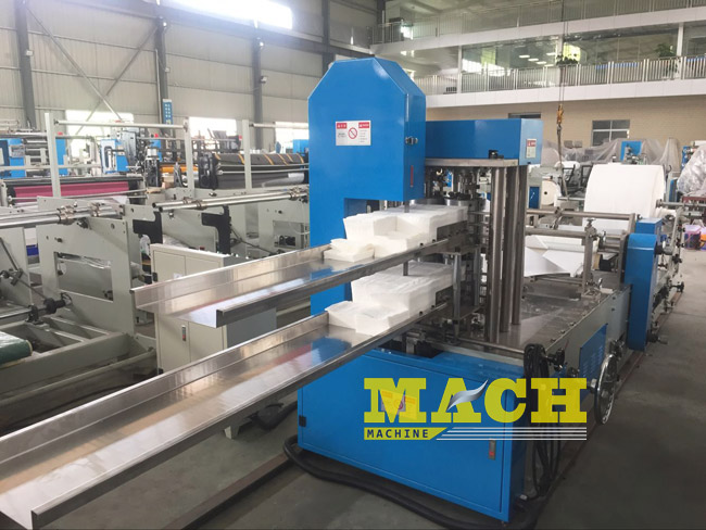 High Speed Double Lanes Automatic Paper Napkin Making Machine