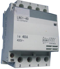Контактор AC домочадца серии LNC1 модульный