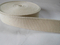 38mm white polyester cotton webbing for bags belts