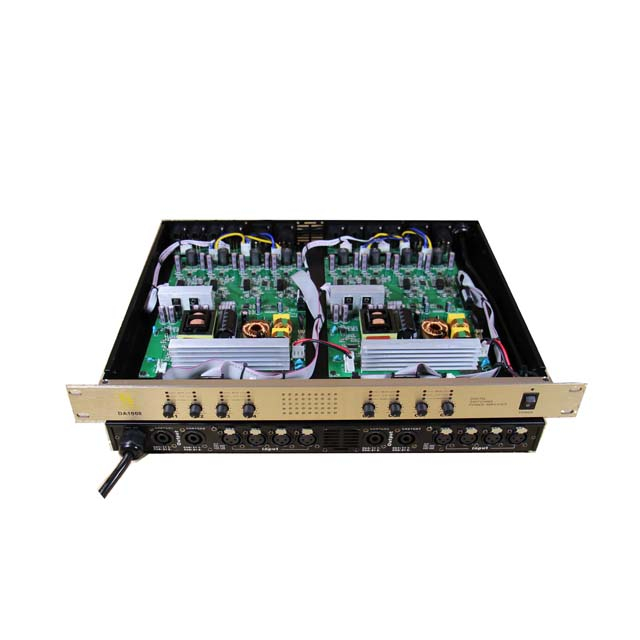 DA1008 8 canais 1U Public Address Class-D Power Amplifier
