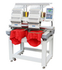 BR-1502 2 Heads 15 Needles Computerized Flat Embroidery Machine , Cap Embroidery Machine