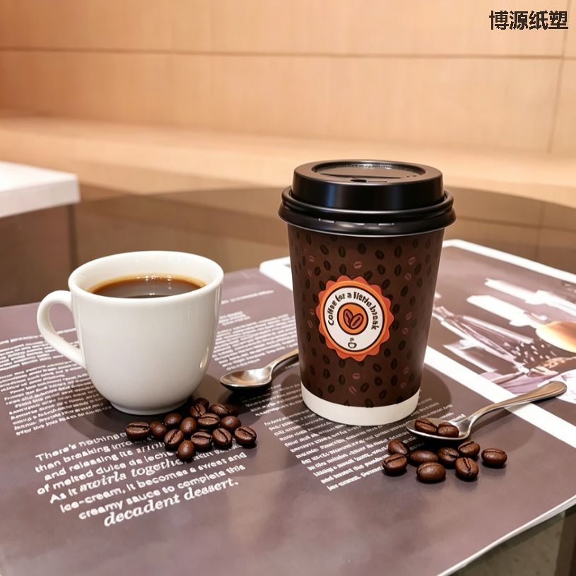 Food Grade Single-layer Disposable Paper Cups, Fully Degradable Environmental Protection Cups, Factory Direct Supply, Diversified Dimensions, Custom Production Supported.
