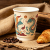 Factory Wholesale Double Wall Disposable Biodegradable Paper Cups for Hot Drinks