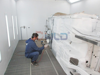 Water Based Car Spray Painting Booth Installed in Hungary