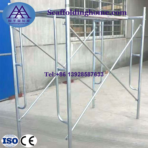 H Frame Scaffolding Sizes Galvanized Door Scaffold Thickened Material Double Frame Scaffold Accessories