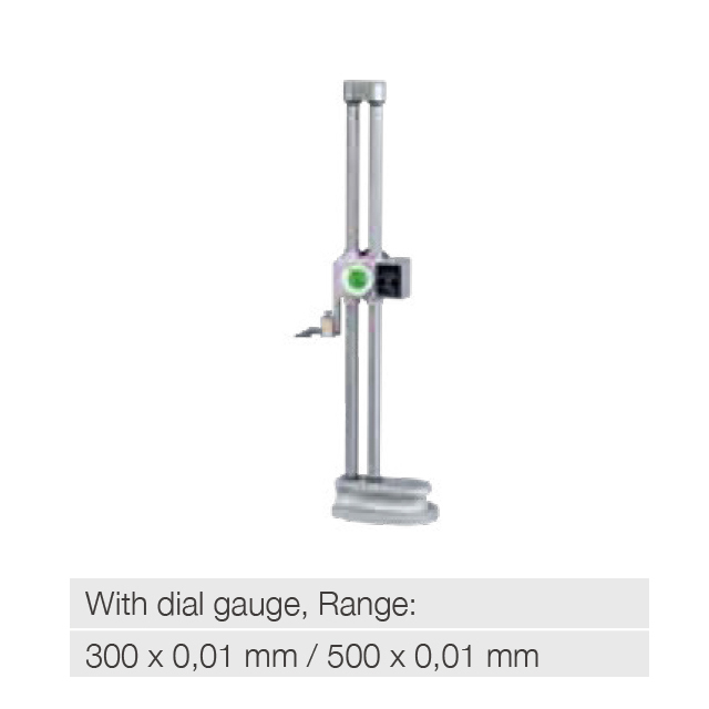 Double beam dial height gauge