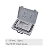 ER 25 round hole collets set