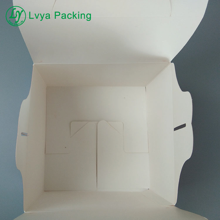 Customized Fancy Sample Design Cardboard Paper Shopping Cake Gift Packaging Box For Taking Away Food