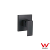 Watermark approval DR brass body shower faucet square black mixer