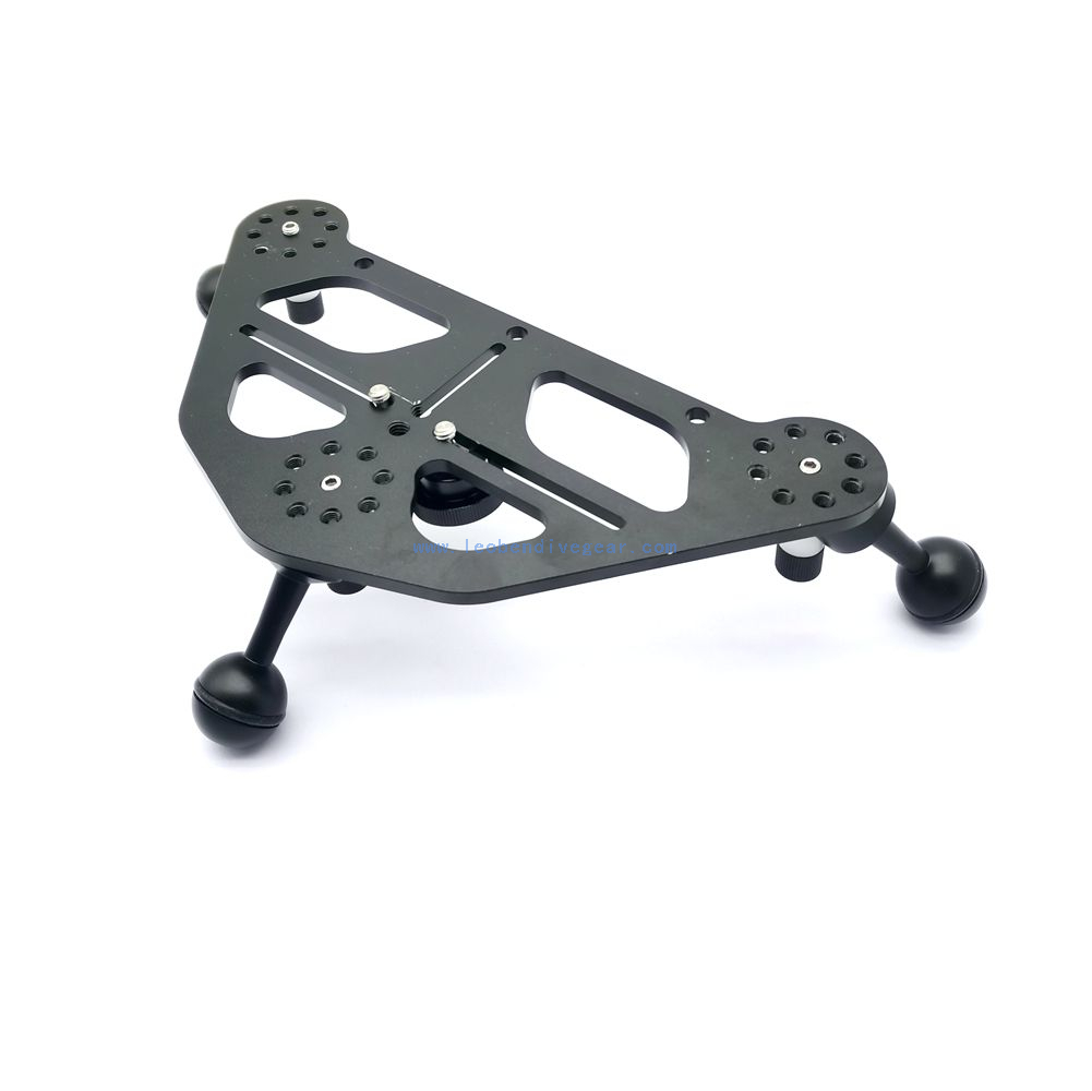 Leoben Underwater Camera Housing Tripod Tray for Macro Videography