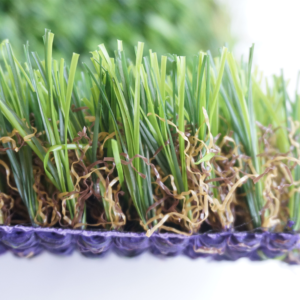 Diamond Shape Thick Green Artificial Decorative Grass