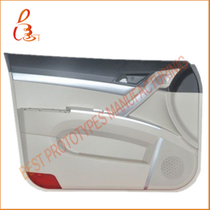 chromed door prototype of automotive parts