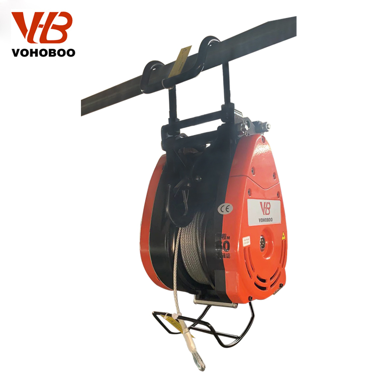 High Quality 160kg 180kg Mini Suspending Electric Winch 30m Scaffold Electric Winch 220V