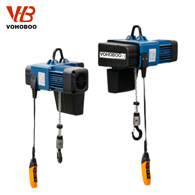 Safest Lifting European Standard 1Ton 5Ton HH Electric Chain Hoists With Inverter Remote Control