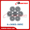 حبل أسلاك الفولاذ (6×29F-IWRC)(6×31WS-IWRC)(6×36WS-IWRC)(6×41WS-IWRC)، حبل سلكي للفحم والتعدين