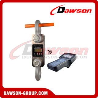 DS-LC-SW6W Enlaces de carga 1-500T, básculas de grúa Calibración de células de carga Dinamómetros Enlace de carga Radio Link Plus con pantalla