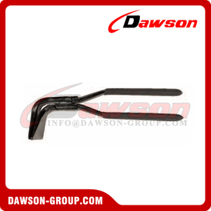 DSTD112-60 كماشة ربط وربط منحنية 90 درجة، مقبض من الفولاذ المطلي بالـ PVC