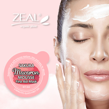 ZEAL Macaron Sakura Mousse Texture Facial Mask