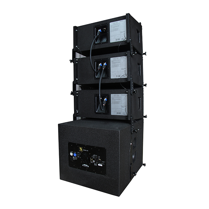 VR10 e S15 10"Tops e 15" Subs Compact Active Line Array System