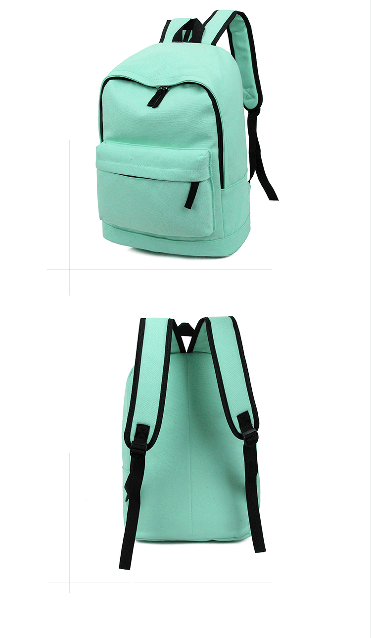 Canvas Backpack - leisure travel bag (1)
