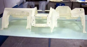 CNC machining instrument panel automative part prototype