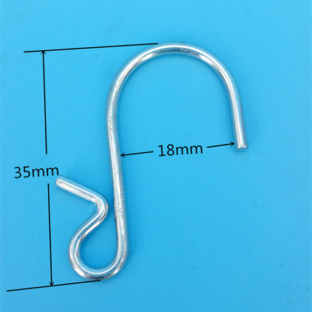 Metal S Hanging Hook For Supermarket Merchandise Clips Strips